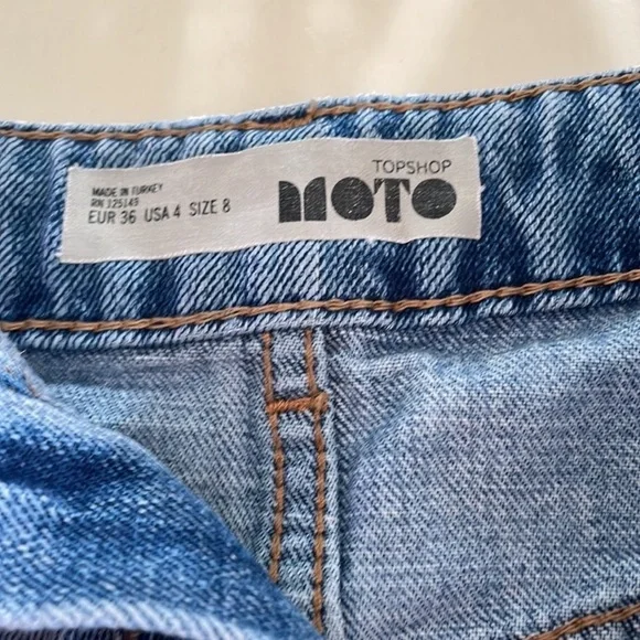 Topshop Moto Denim Skirt - Picture 5 of 5